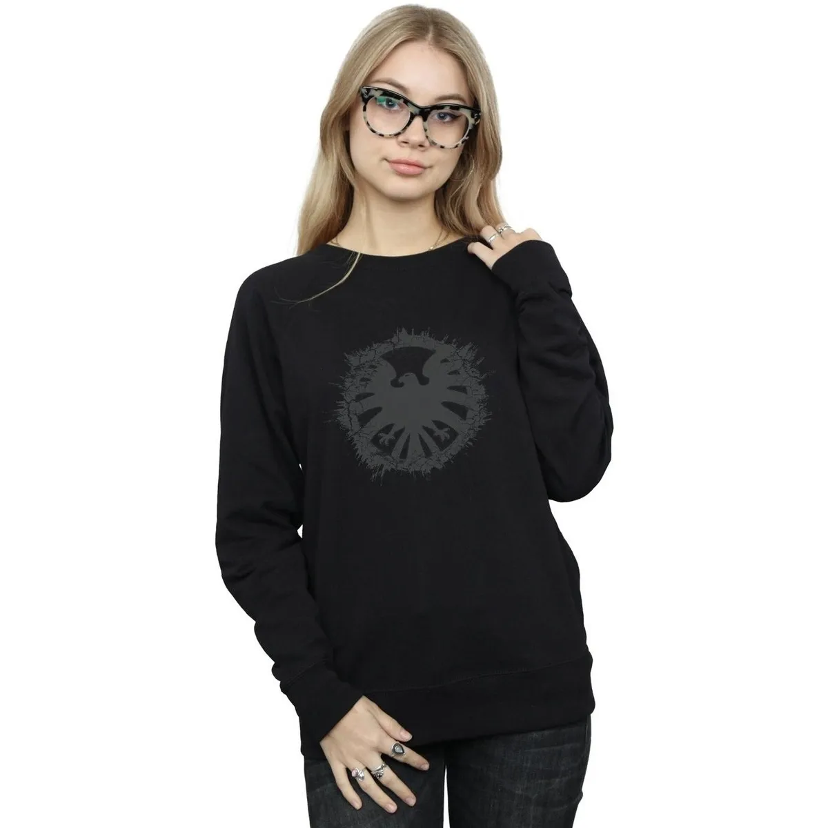 Agents Of SHIELD Brushed Logo