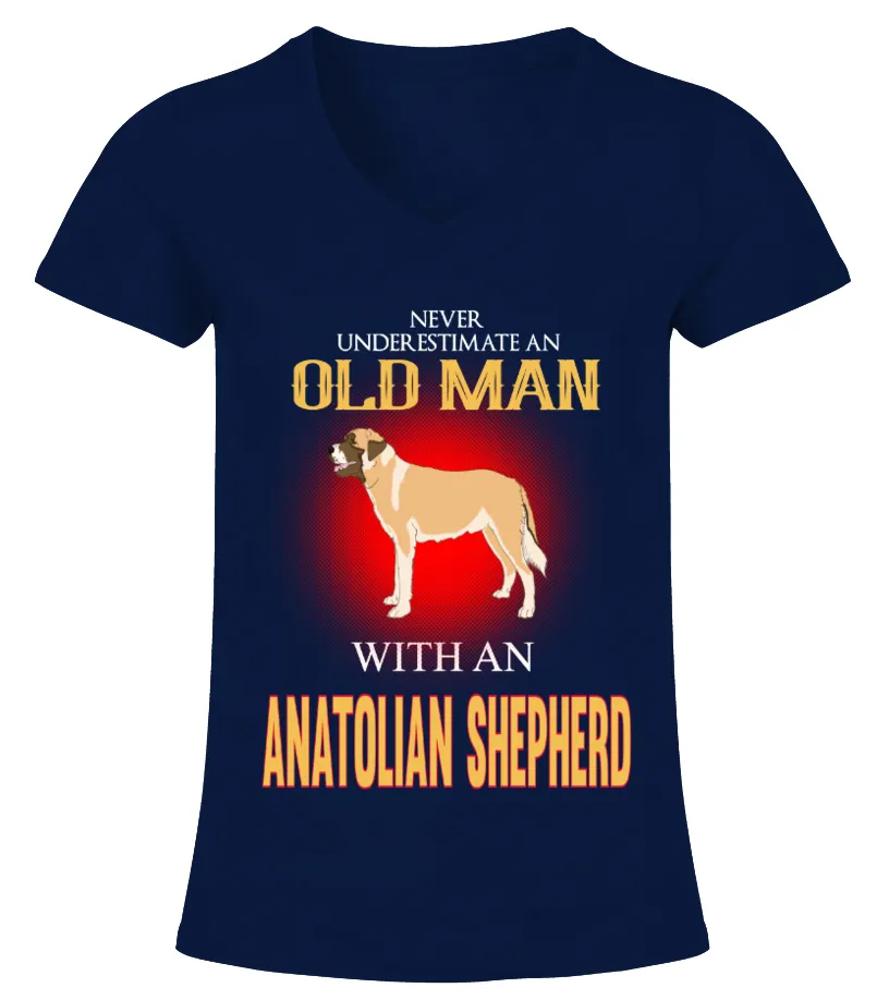 Anatolian Shepherd Dog Lover Camiseta cuello pico Mujer