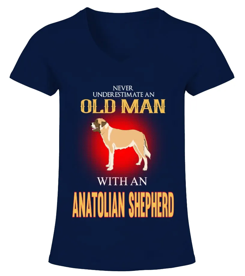 Anatolian Shepherd Dog Lover Camiseta cuello pico Mujer