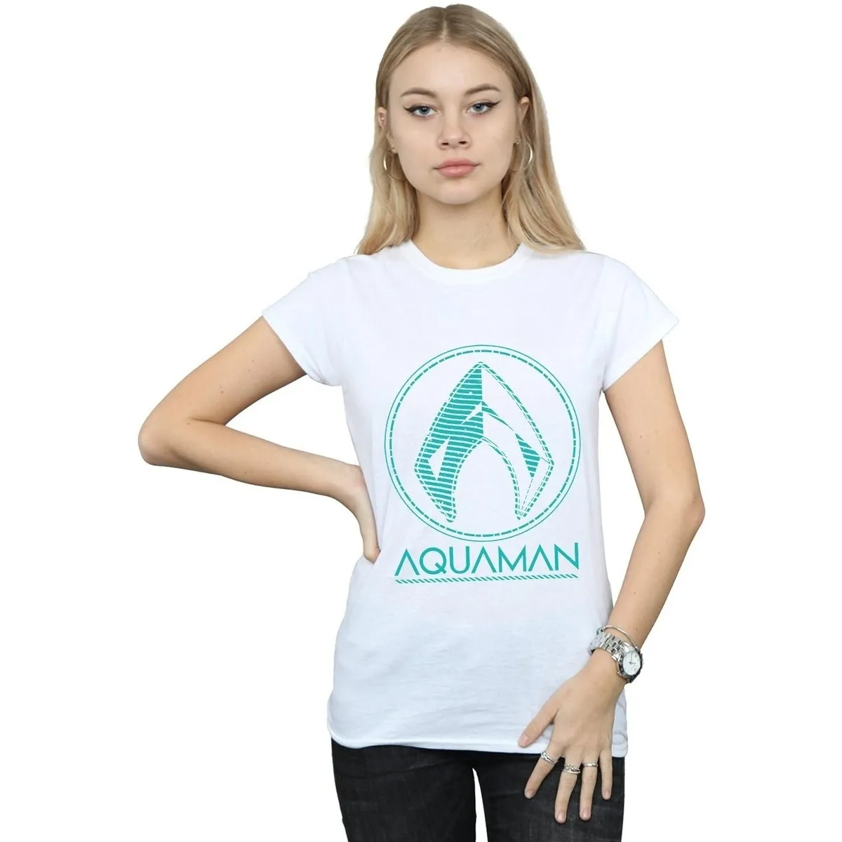 Aquaman Aqua Logo