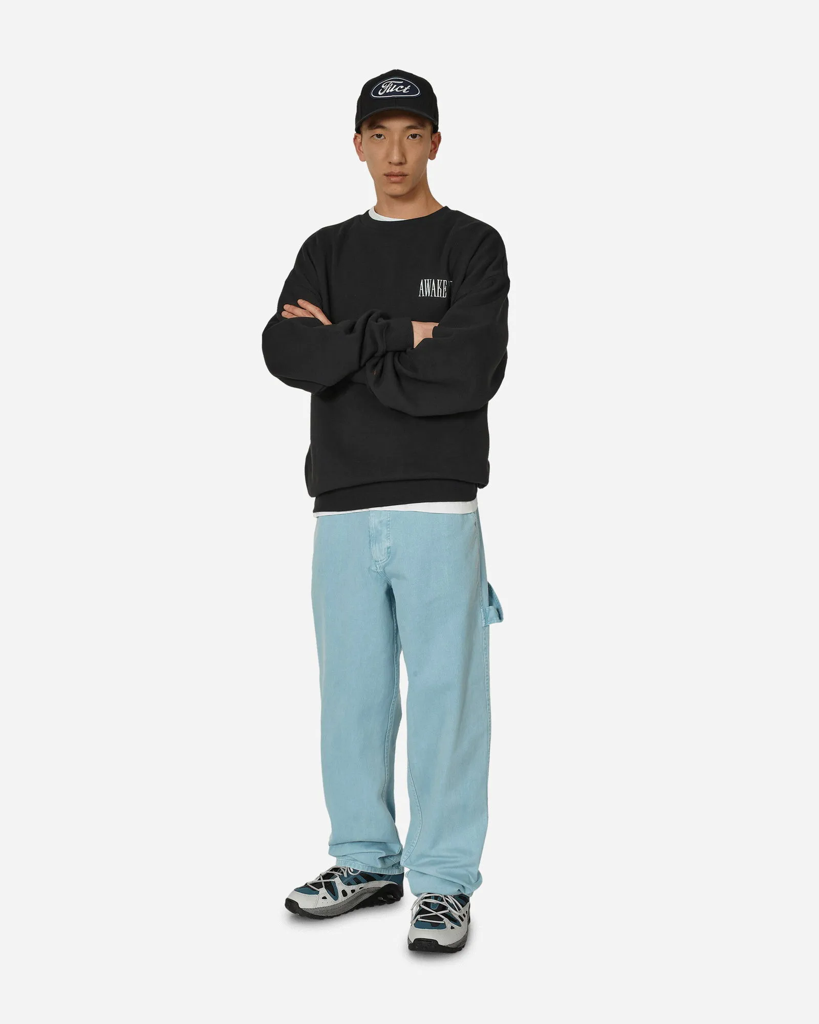 Awake NY Cotton Painter Pants Blue