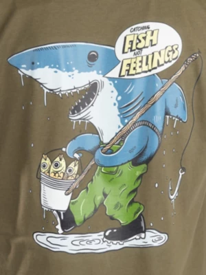 Blue Tomato Fish Not Feelings Camiseta