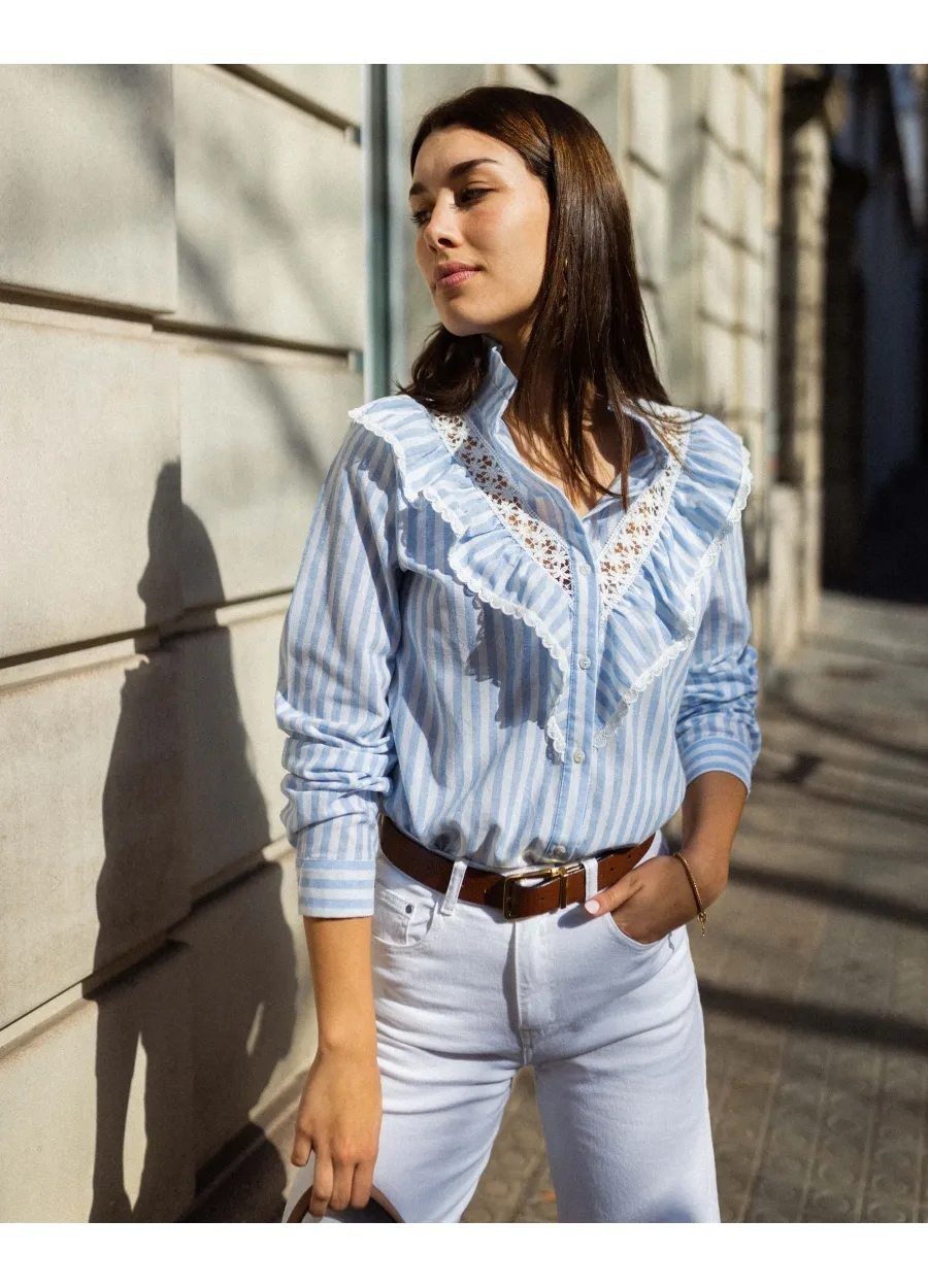 Blusa Rayas Alba