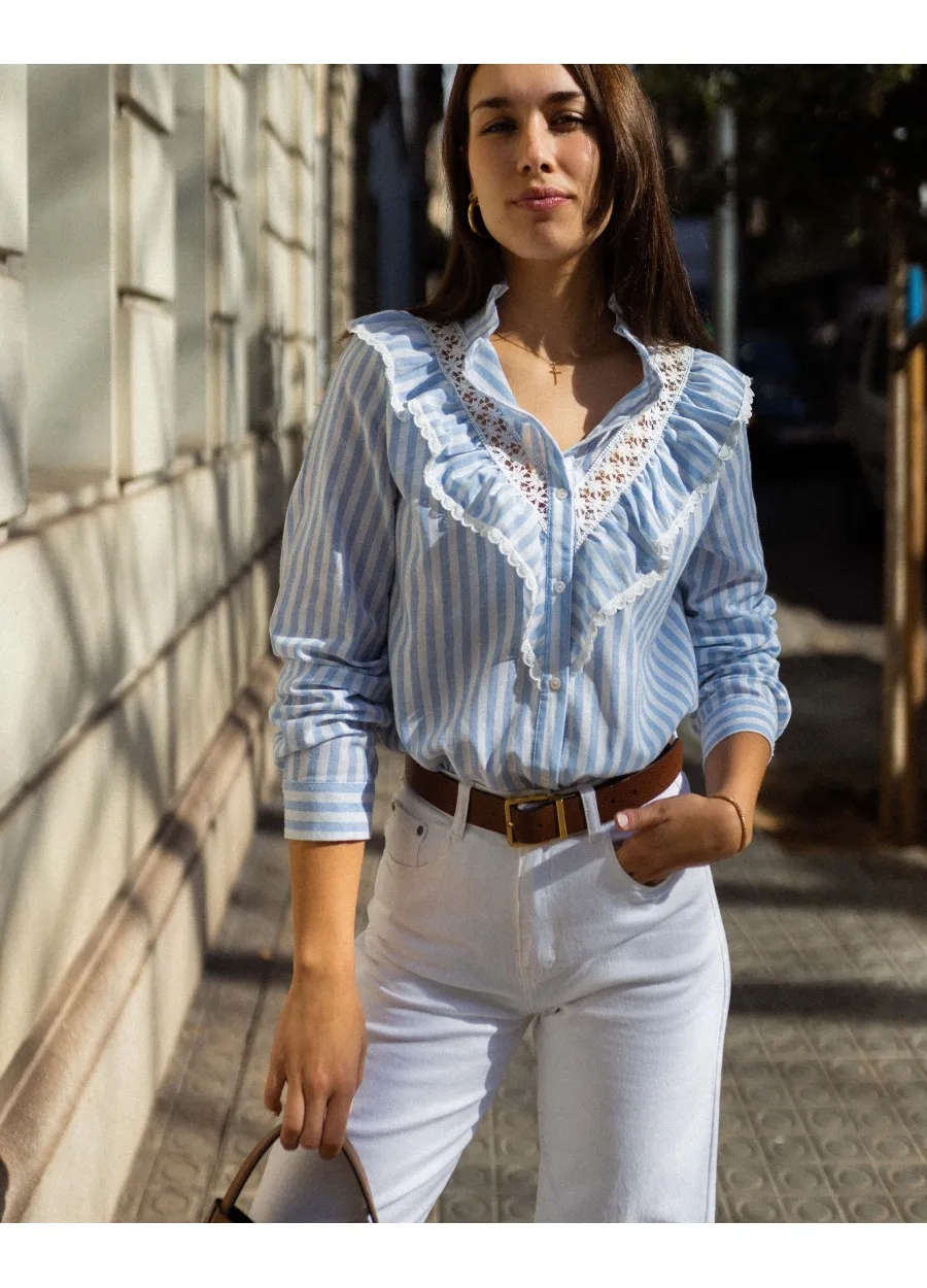 Blusa Rayas Alba