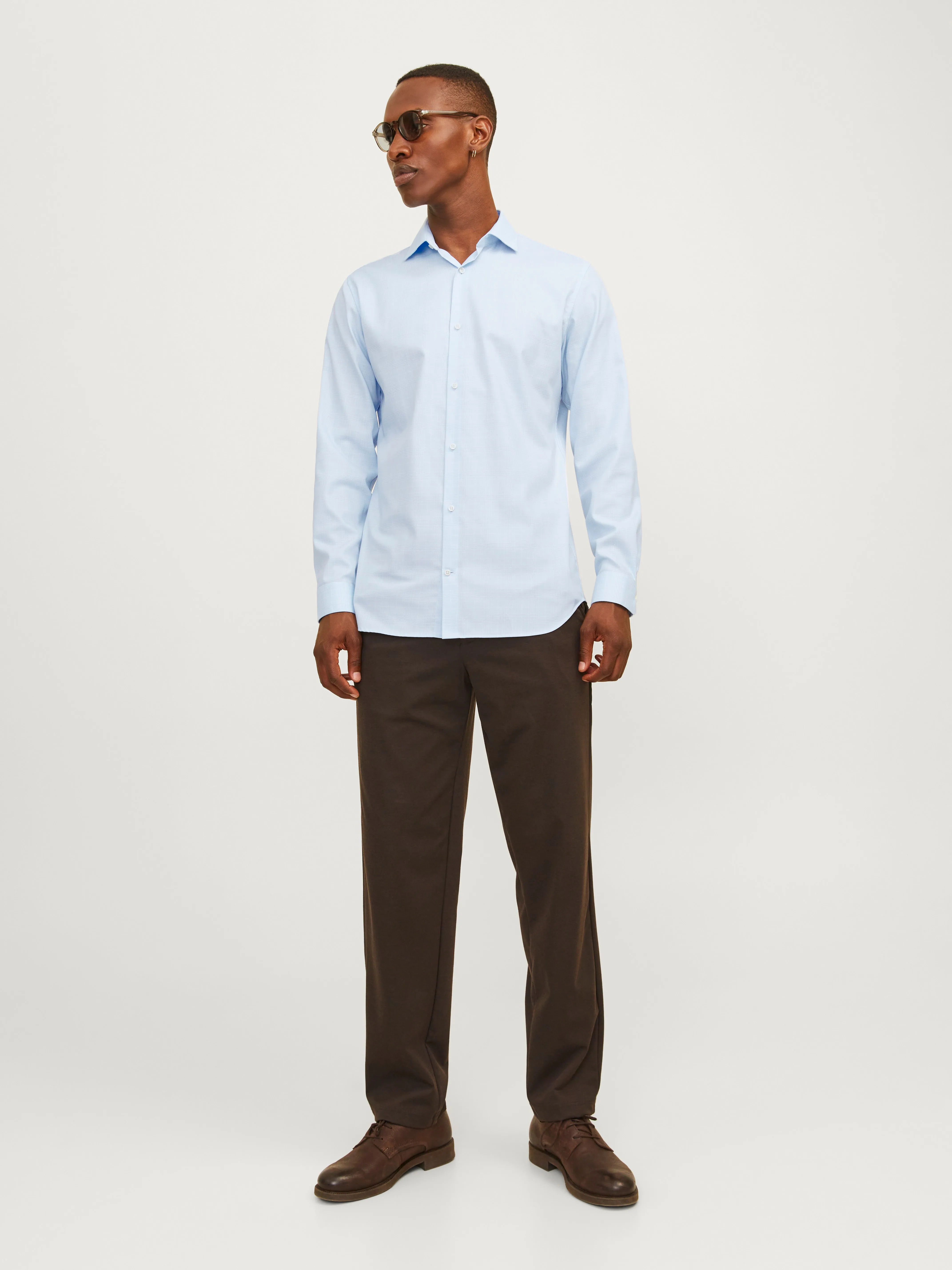 Camisa Corte slim | Azul intermedio | Jack & Jones®