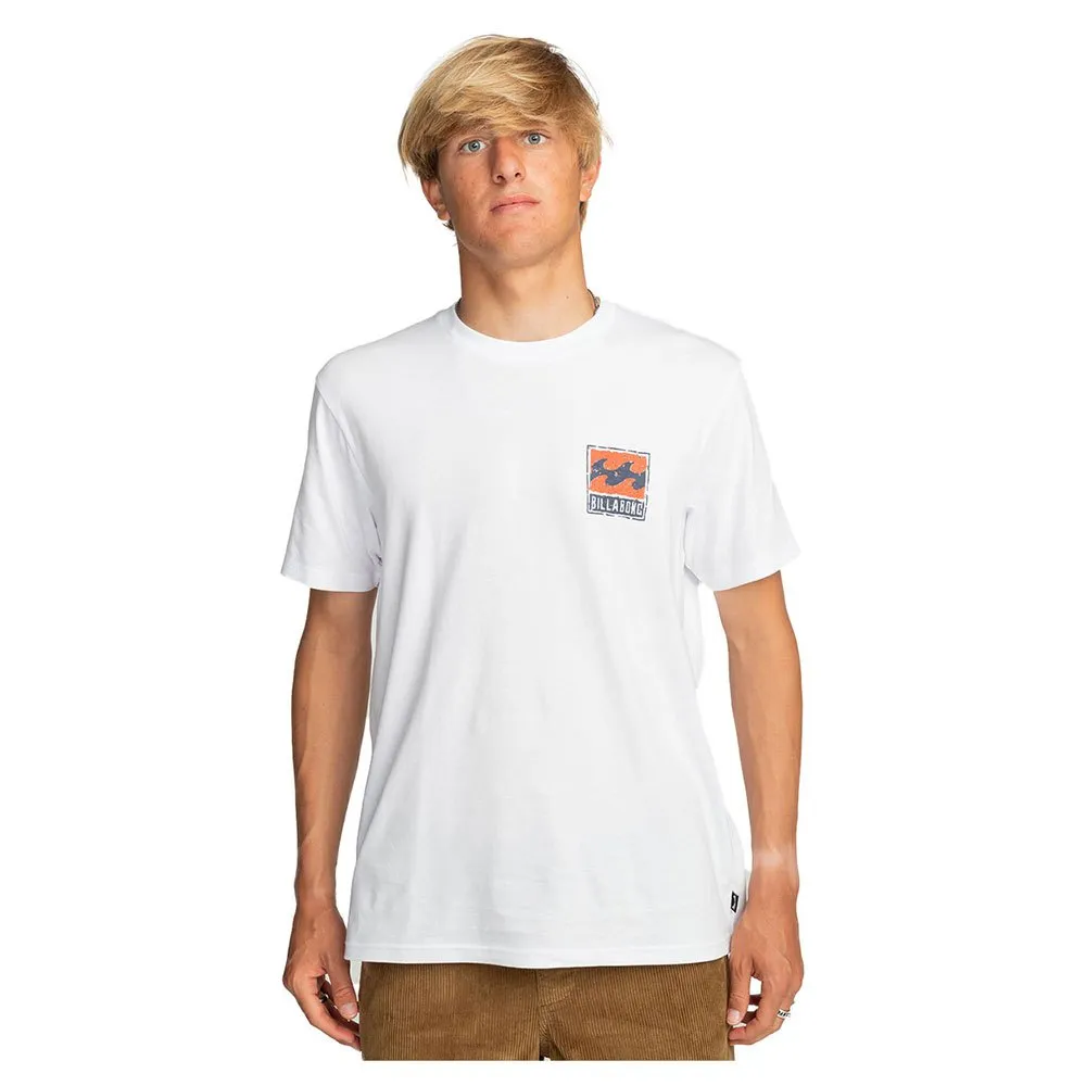 CAMISETA BILLABONG PARA HOMBRE MANGA CORTA STRAMP SS (WHT) REFEBYZT00145 BLANCO