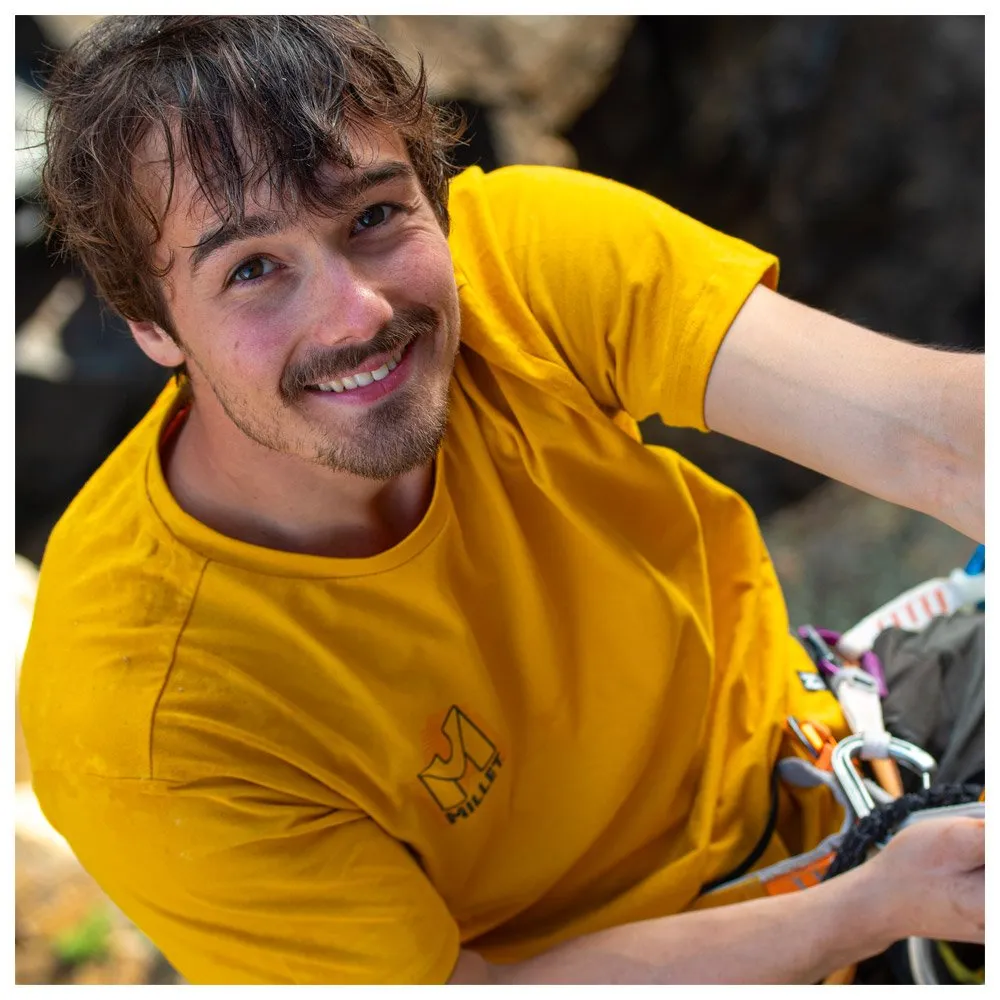 Camiseta de escalada Millet Cimai Ts Ss M Safran
