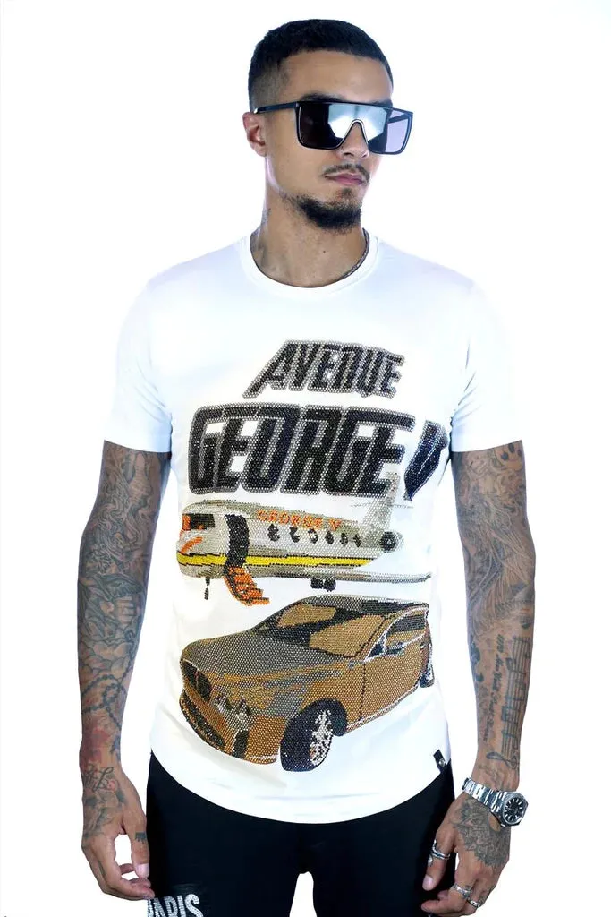 CAMISETA GEORGE V JETCAR  GV2074 WHT