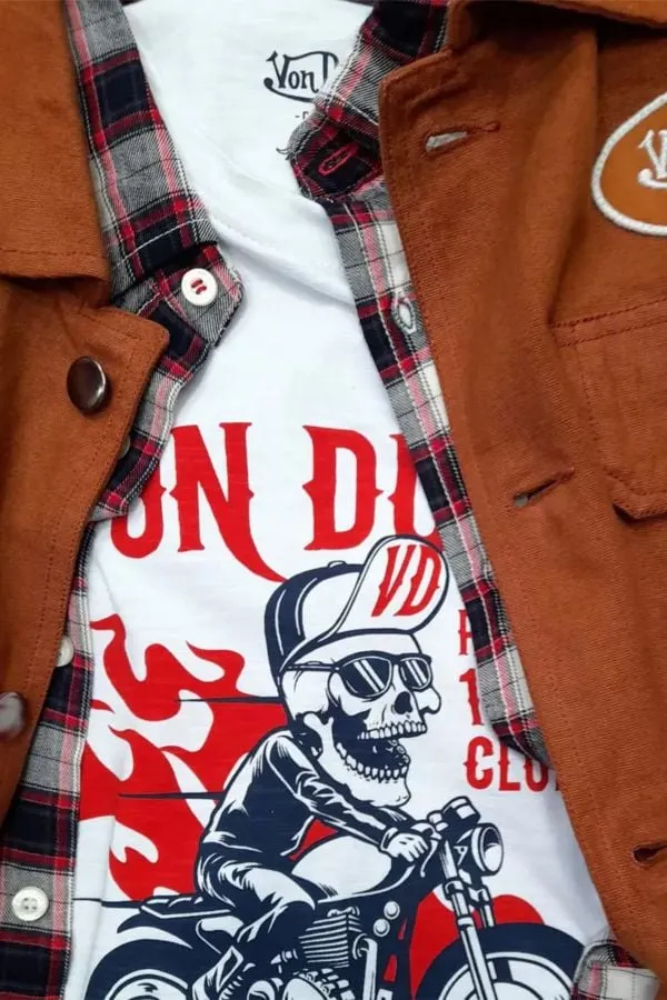 Camiseta Hombre Von Dutch Tee Shirt Ride W