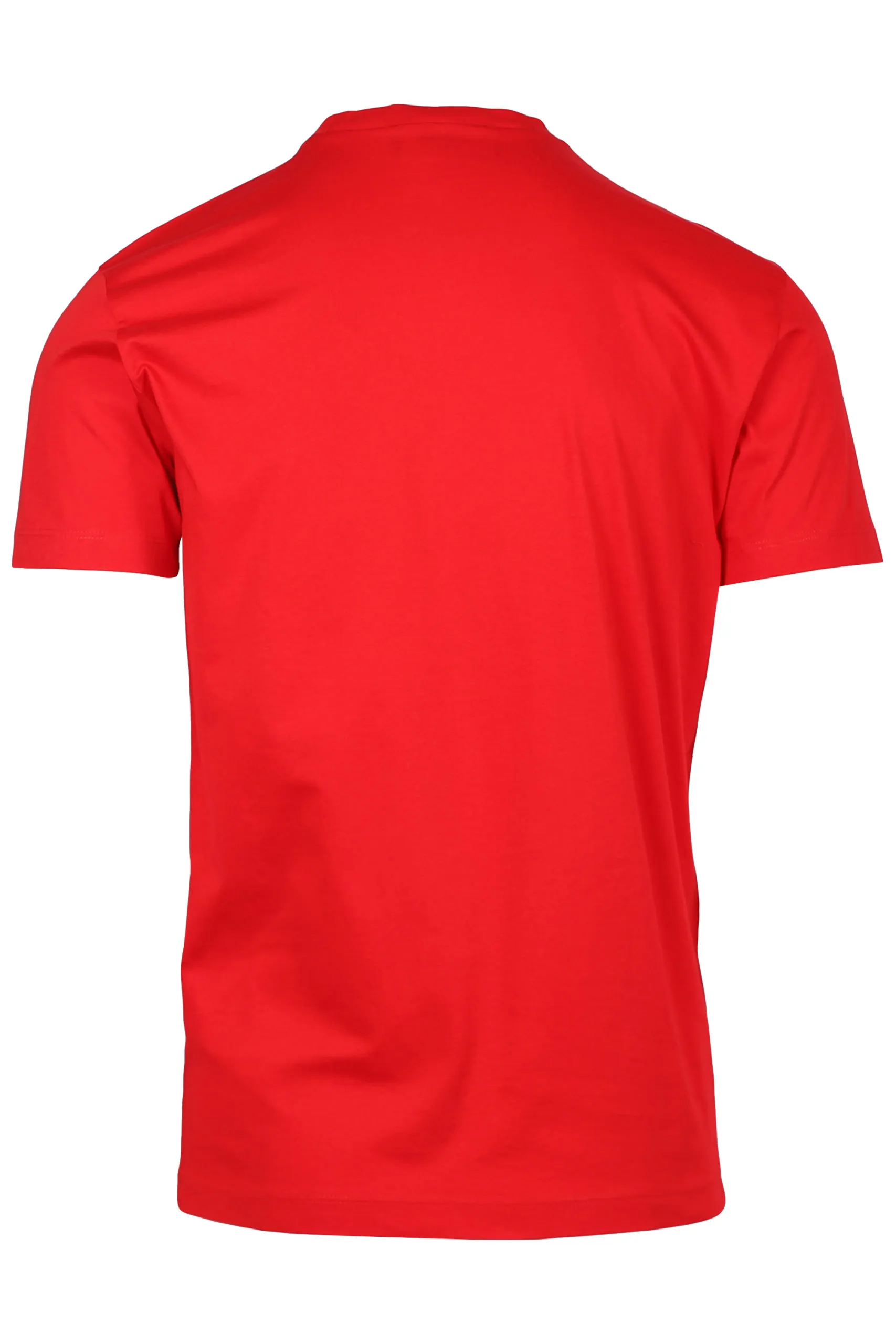 Camiseta roja con logo de la marca spray