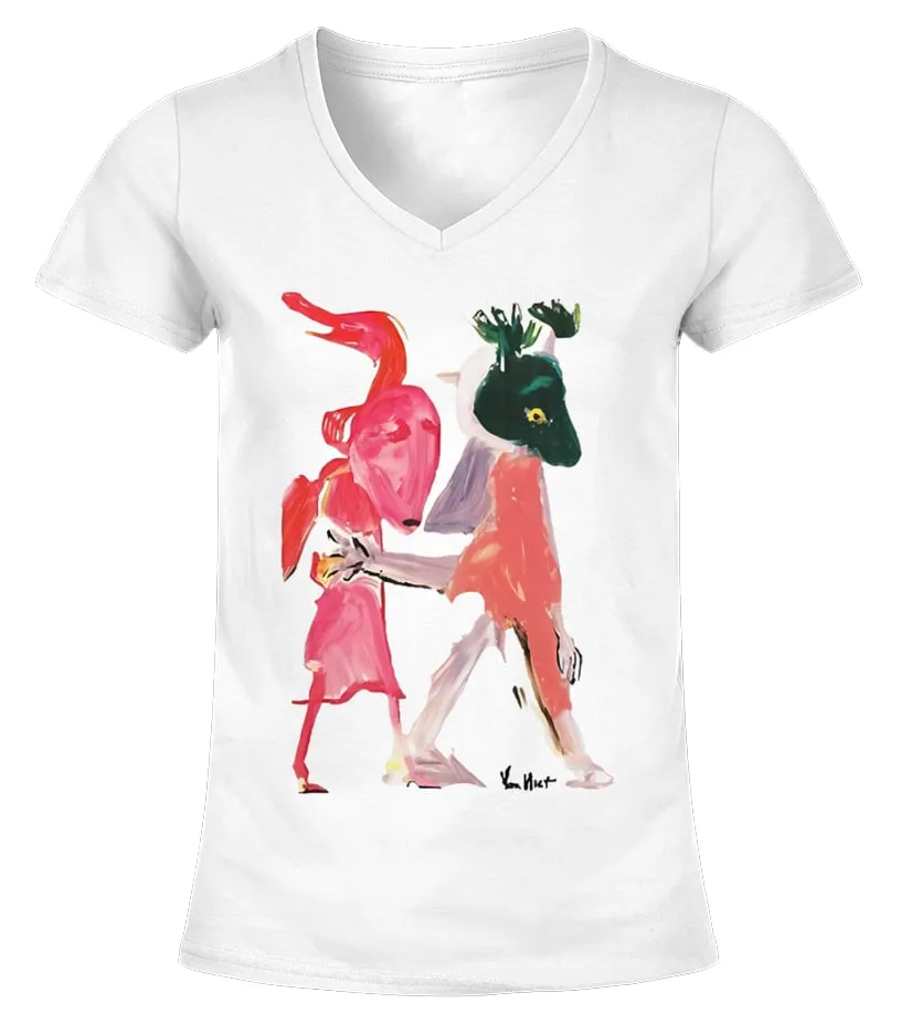 Captain Beefheart 40 WT Camiseta cuello pico Mujer