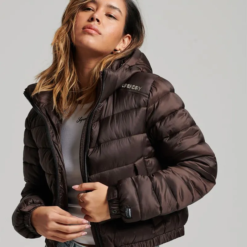 Chaqueta Padded Para Mujer Code Crop Sport Padded Superdry 55674
