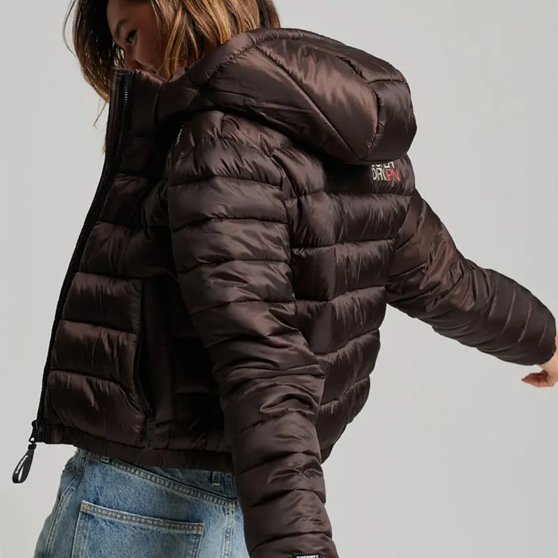 Chaqueta Padded Para Mujer Code Crop Sport Padded Superdry 55674