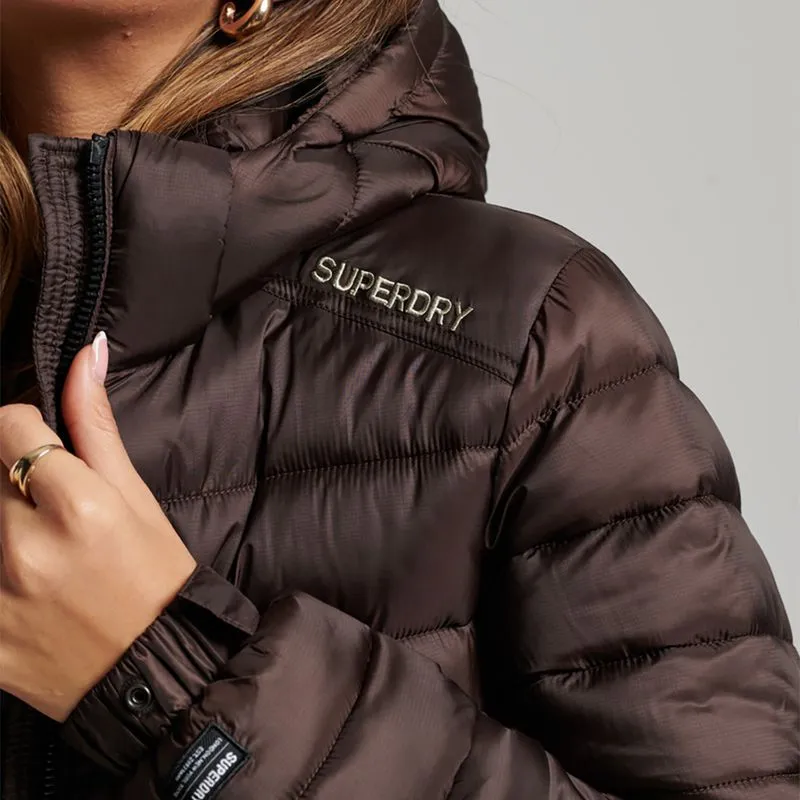 Chaqueta Padded Para Mujer Code Crop Sport Padded Superdry 55674
