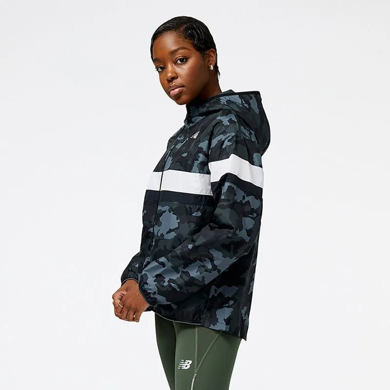 Chaqueta Rompe Vientos Para Mujer Printed Accelerate Jacket New Balance 56812