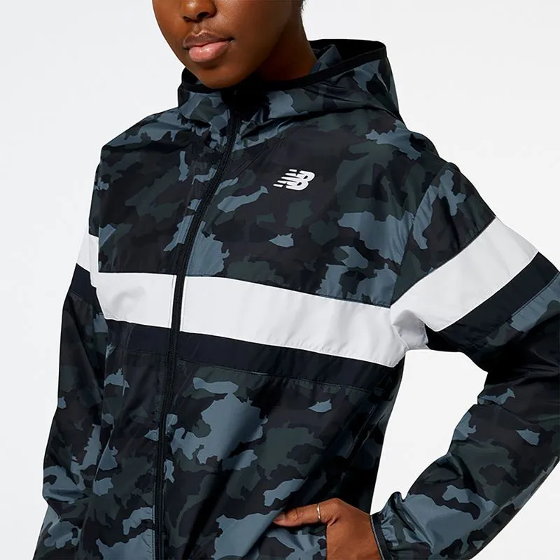 Chaqueta Rompe Vientos Para Mujer Printed Accelerate Jacket New Balance 56812