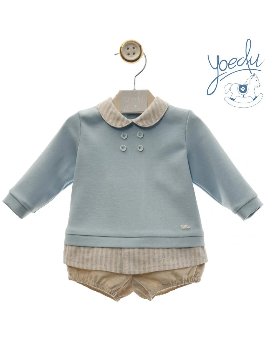 Conjunto bebé niño Trineo de Yoedu invierno