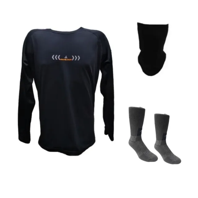 Conjunto Térmico Reflec + Cuello Térmicos + Media Térmica
