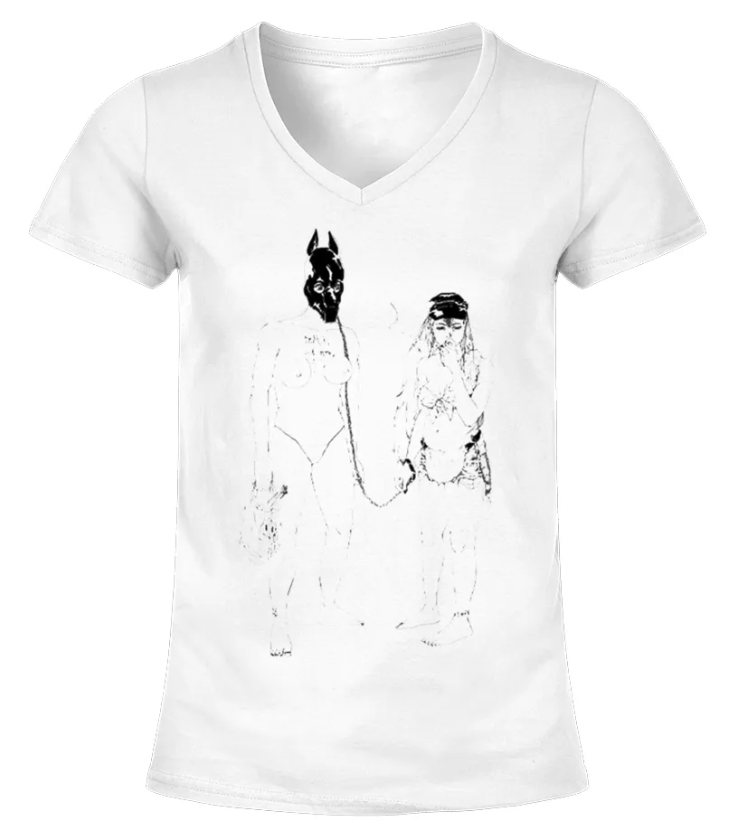 Death Grips Merch Camiseta cuello pico Mujer