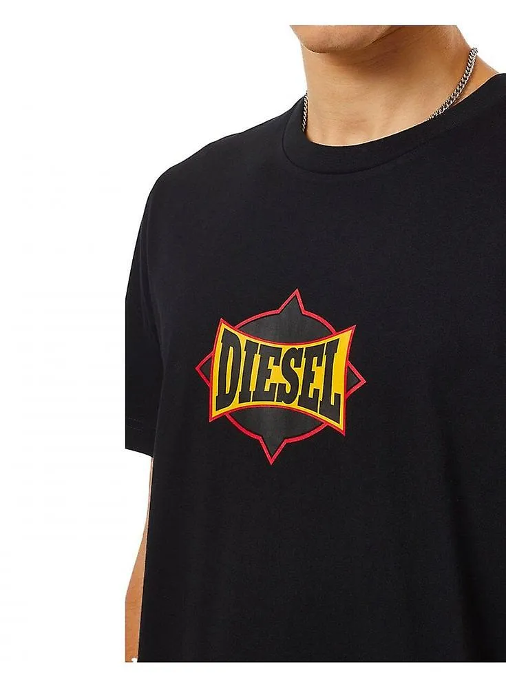 DIESEL HOMBRE TJUSTC13 CAMISETA NEGRO 9XX