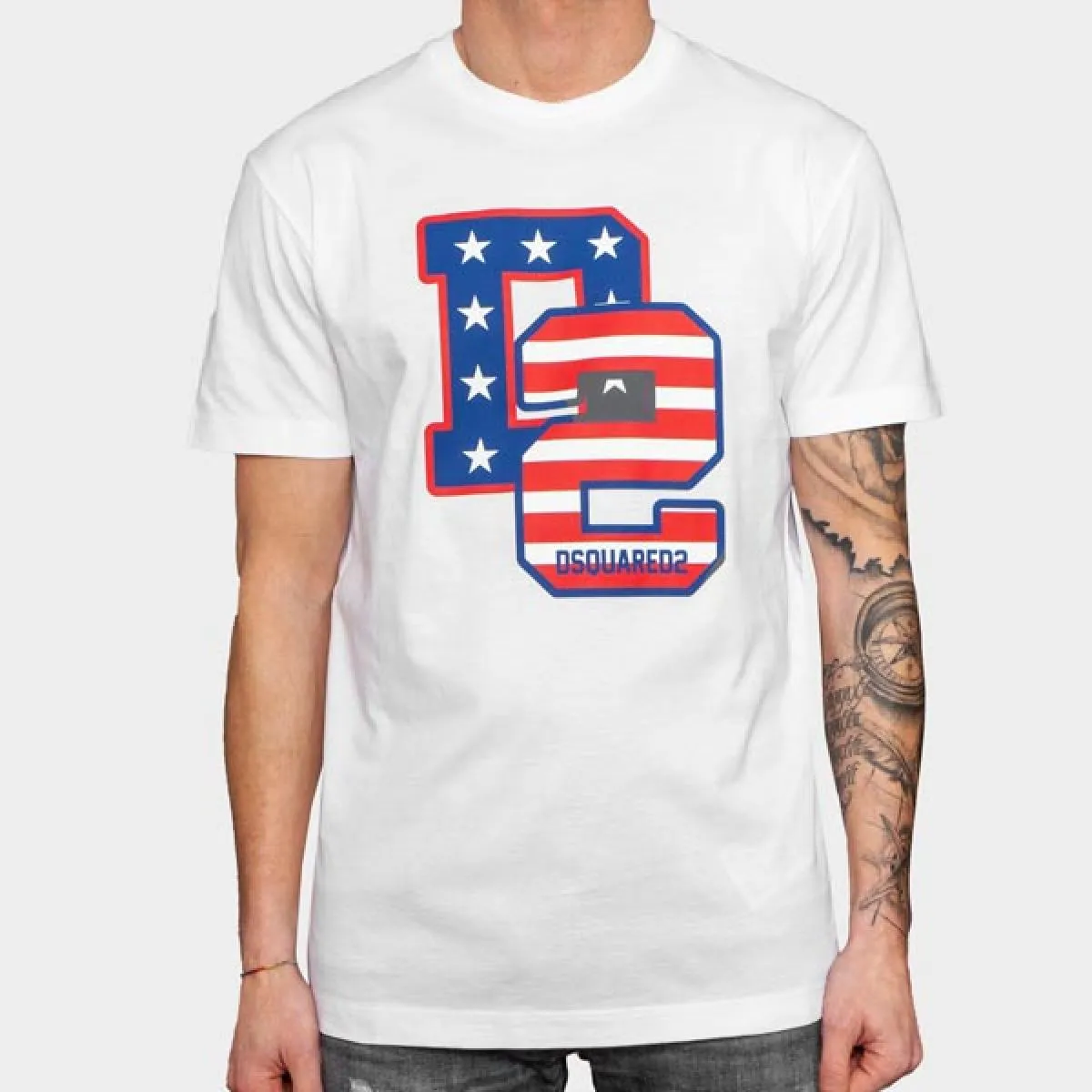 DSQUARED2  CAMISETA BLANCA