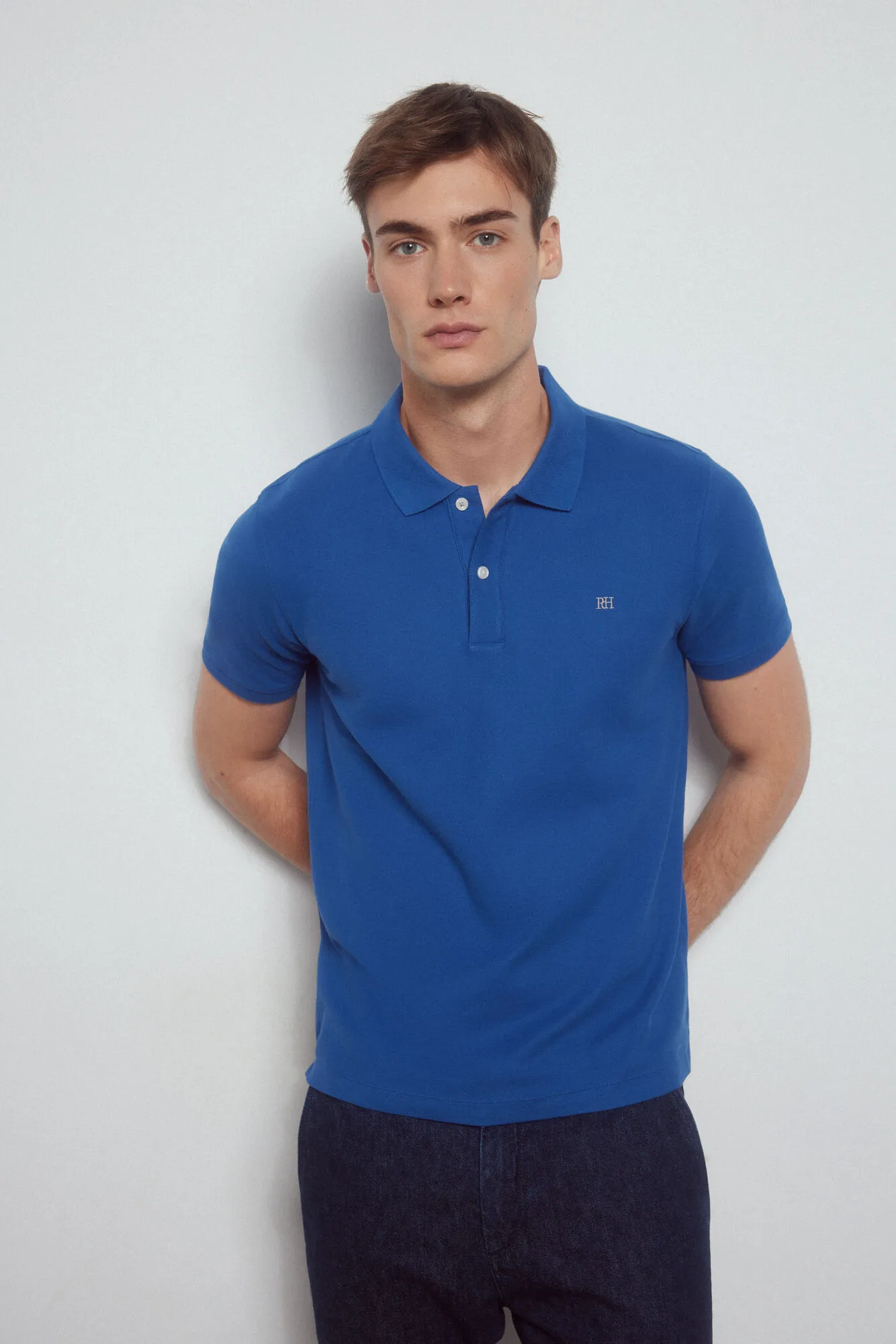 Essential slim polo shirt