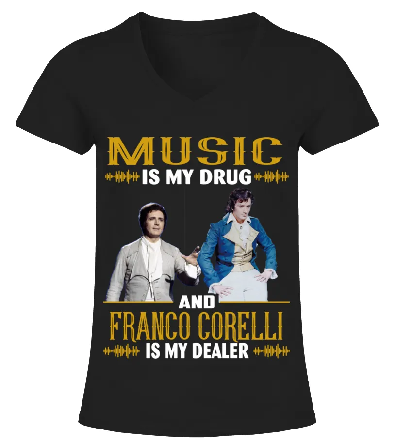 FRANCO CORELLI IS MY DEALER Camiseta cuello pico Mujer