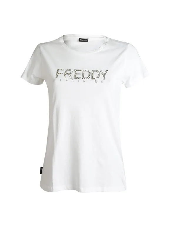 Freddy Camiseta de mujer de manga corta con letras