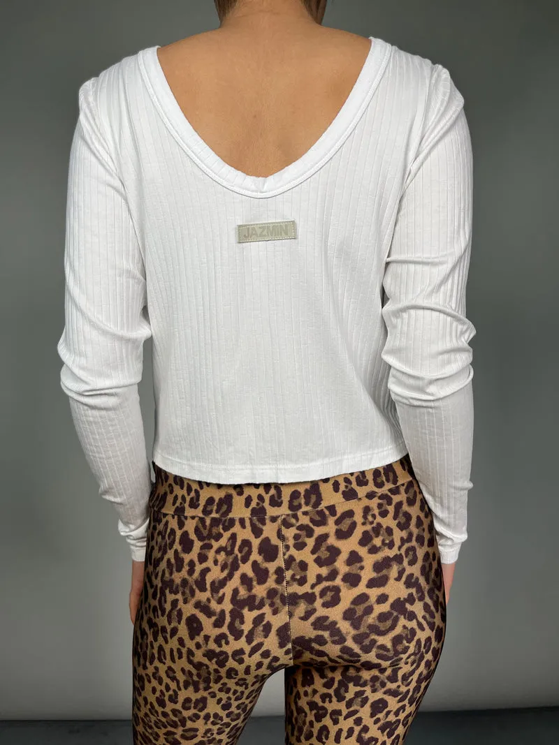 JAZMIN CHEBAR Polera Blanca