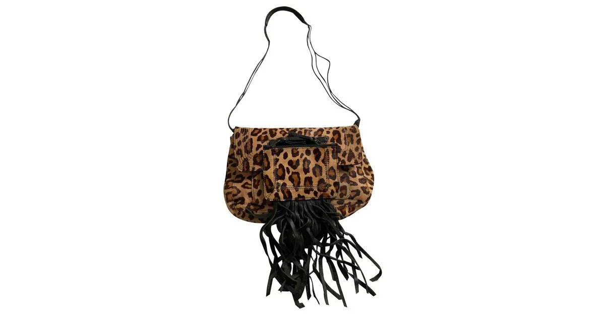 Jerome Dreyfuss Lucien Estampado de leopardo 