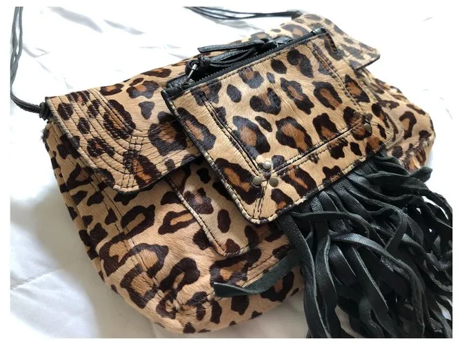 Jerome Dreyfuss Lucien Estampado de leopardo 