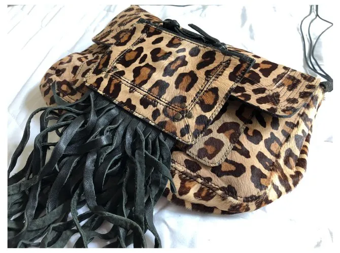 Jerome Dreyfuss Lucien Estampado de leopardo 
