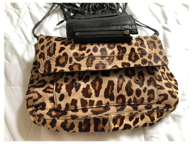 Jerome Dreyfuss Lucien Estampado de leopardo 
