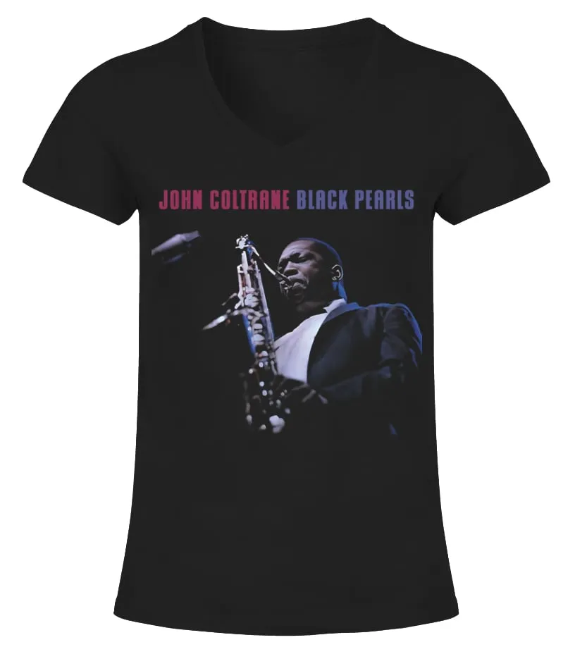 John Coltrane 49 BK Camiseta cuello pico Mujer