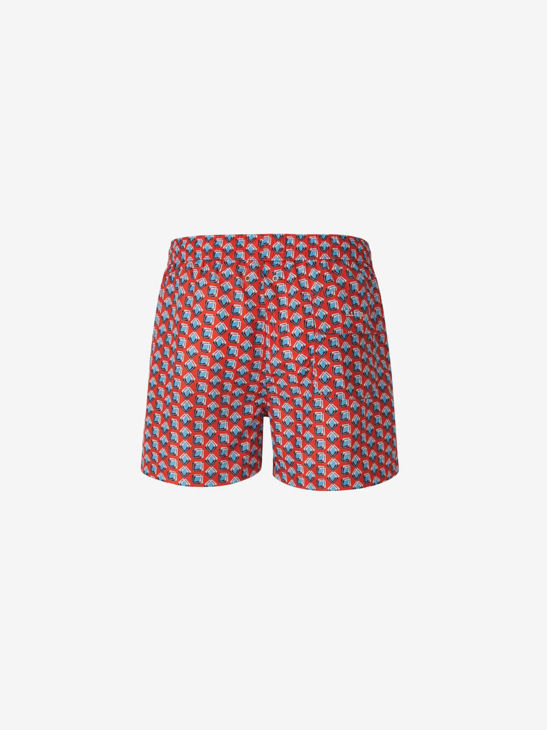 Kiton Bañador Técnico Motivo Geométrico
