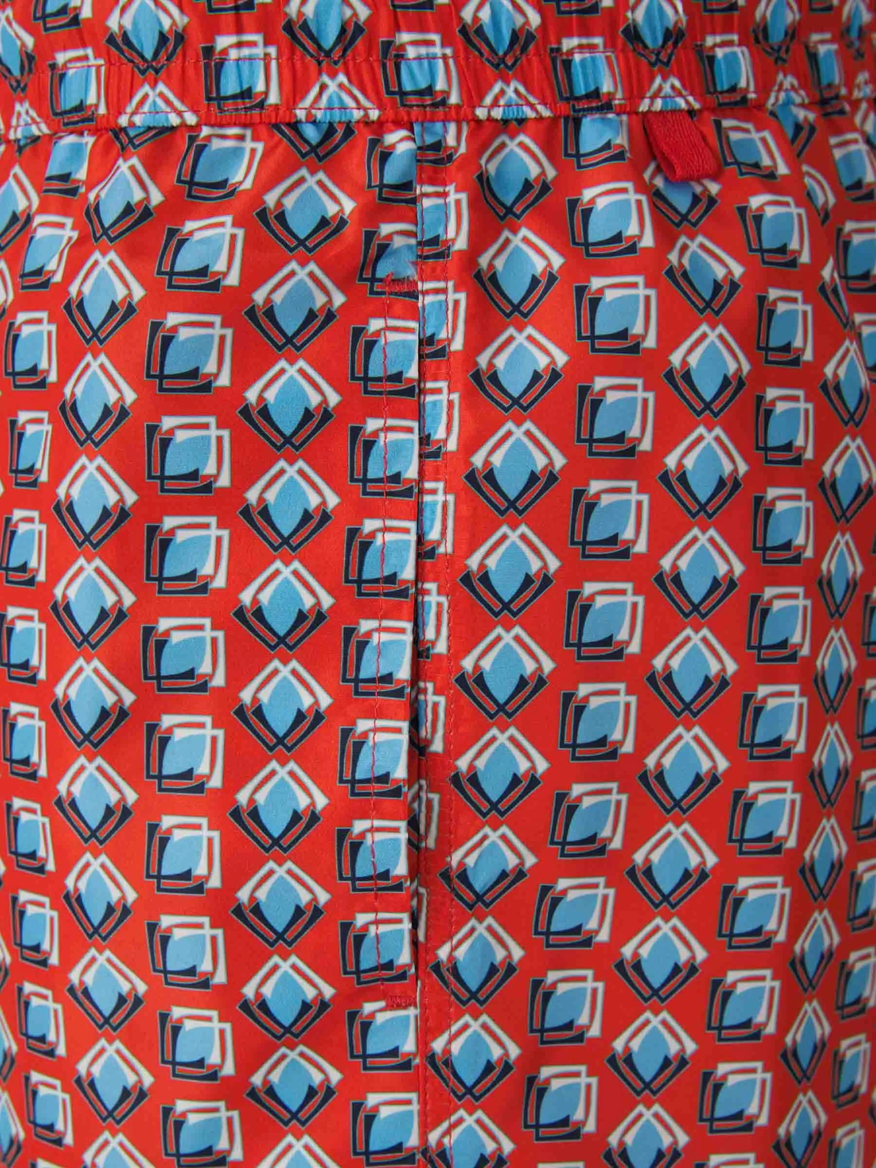 Kiton Bañador Técnico Motivo Geométrico
