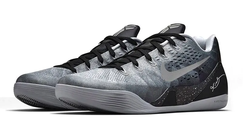 Kobe 9 Premium "MetallicBlack" (001/negro/grismetálico)