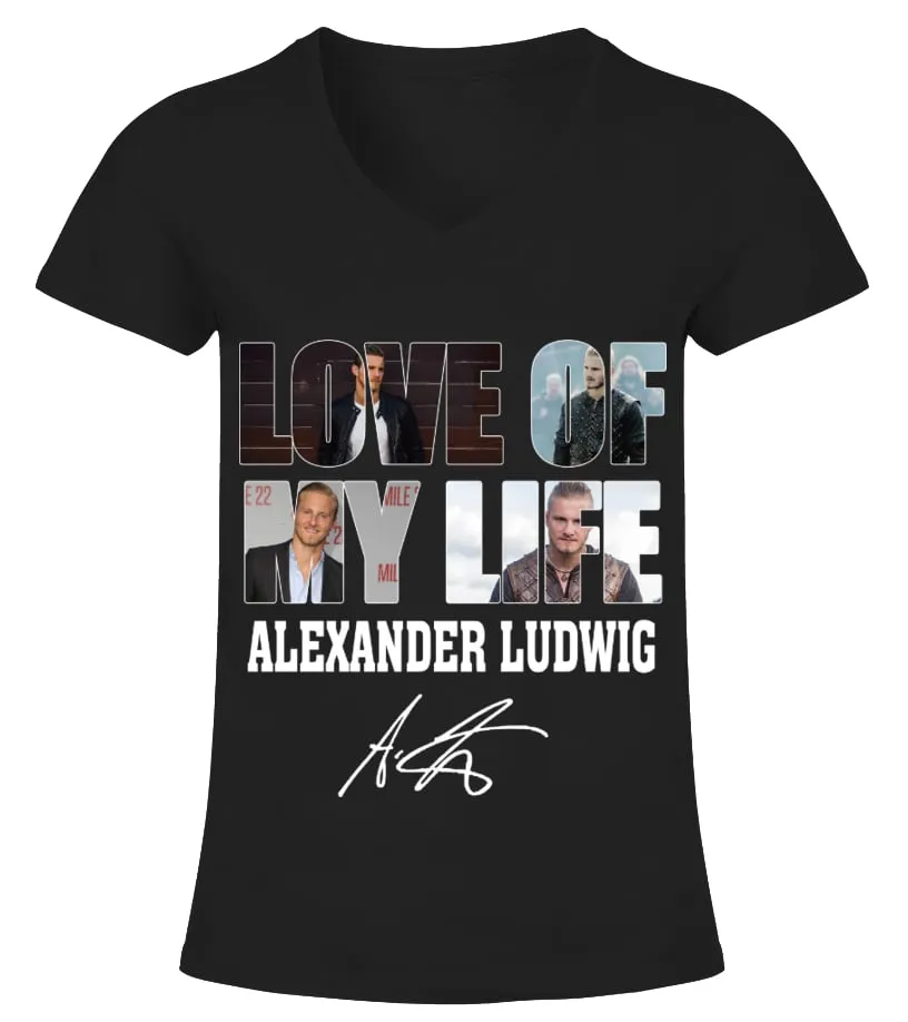 LOVE OF MY LIFE  ALEXANDER LUDWIG CAMISETA CUELLO PICO MUJER