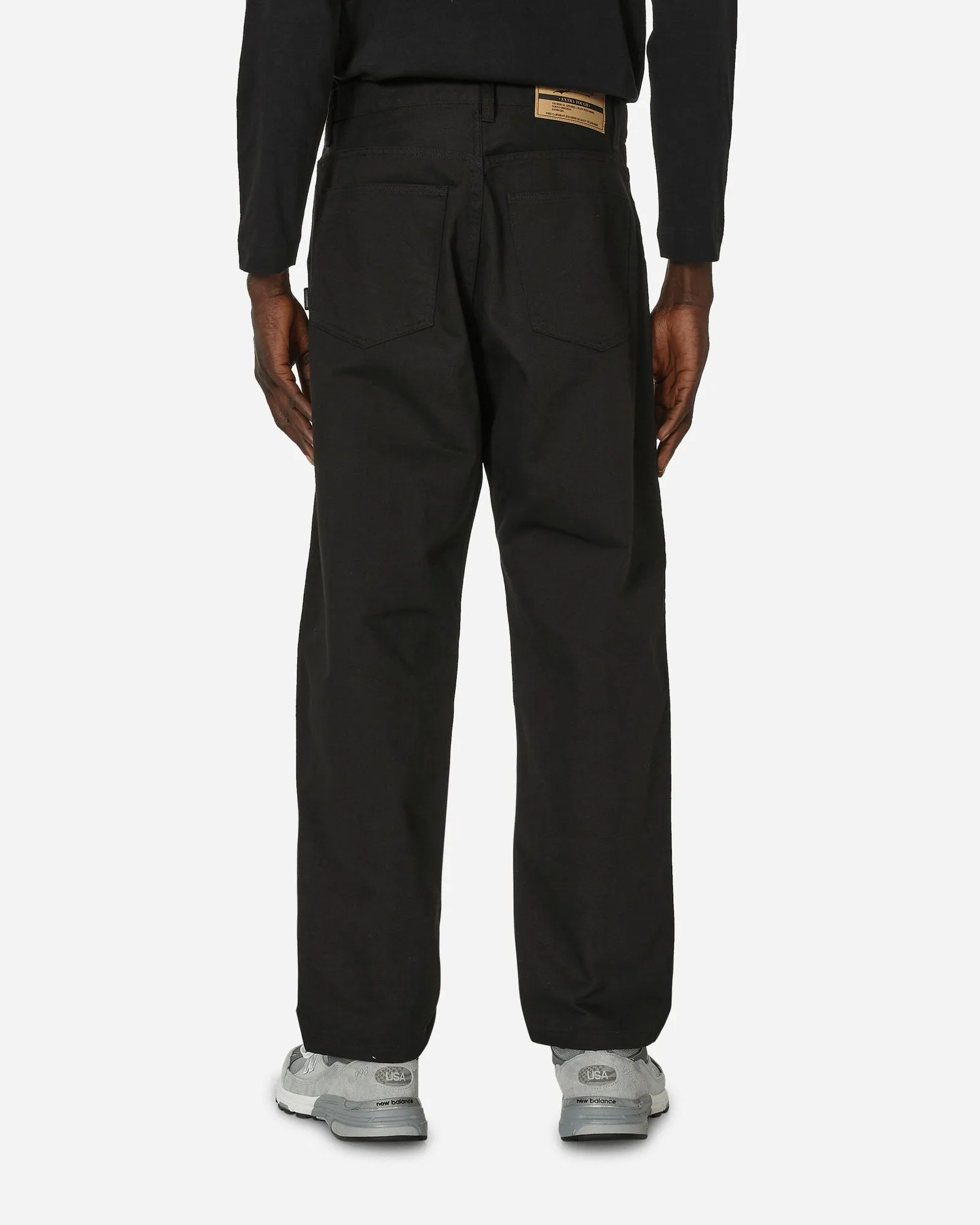 Neighborhood BaggySilhouette Two Tuck Pants Black