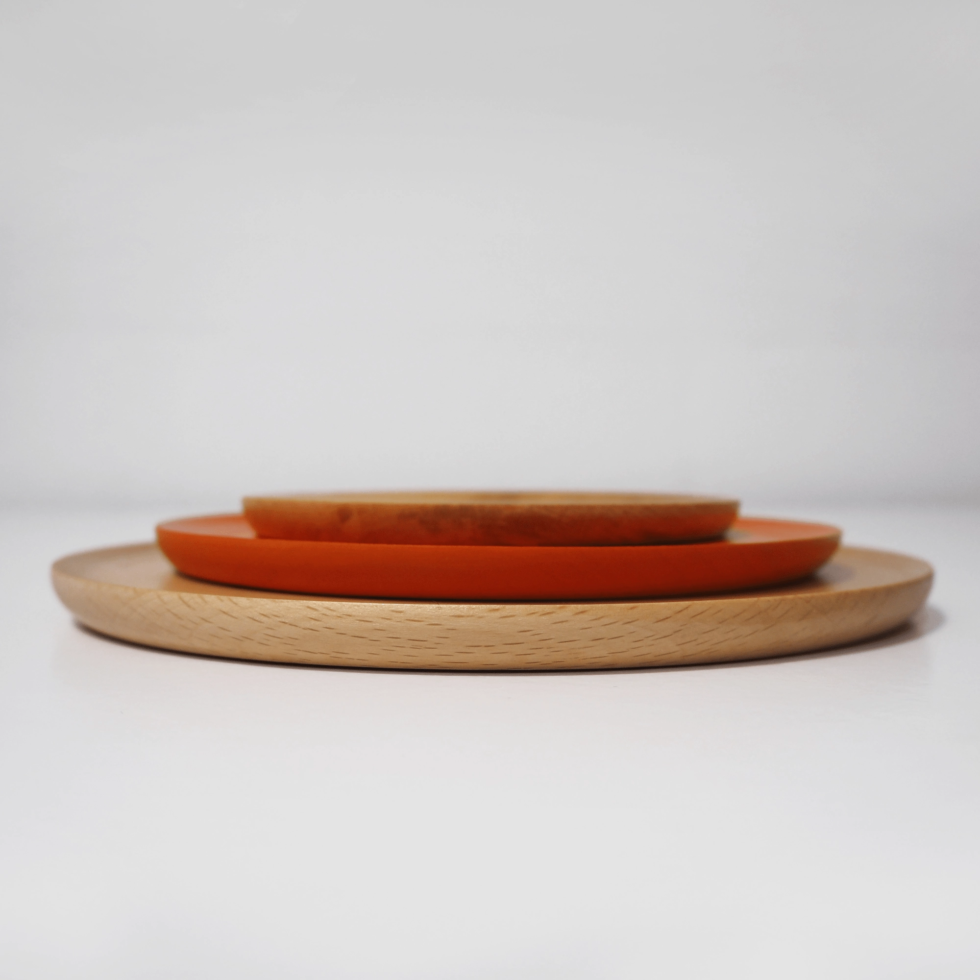 Pack de 3 platos de madera