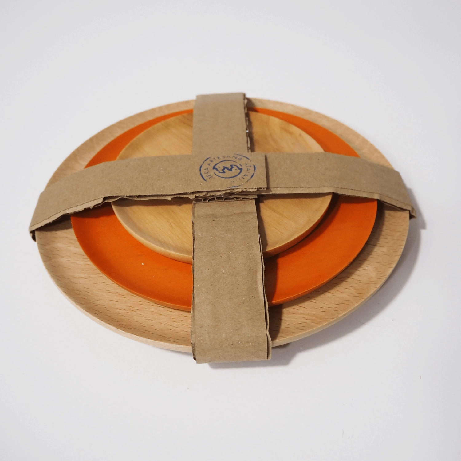 Pack de 3 platos de madera