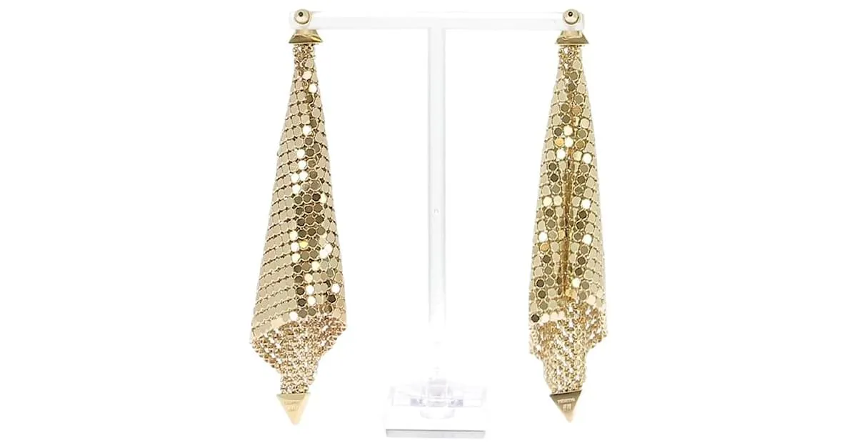 PACO RABANNE Pendientes T.  metal Dorado 