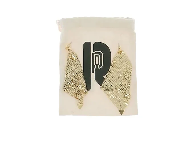 PACO RABANNE Pendientes T.  metal Dorado 