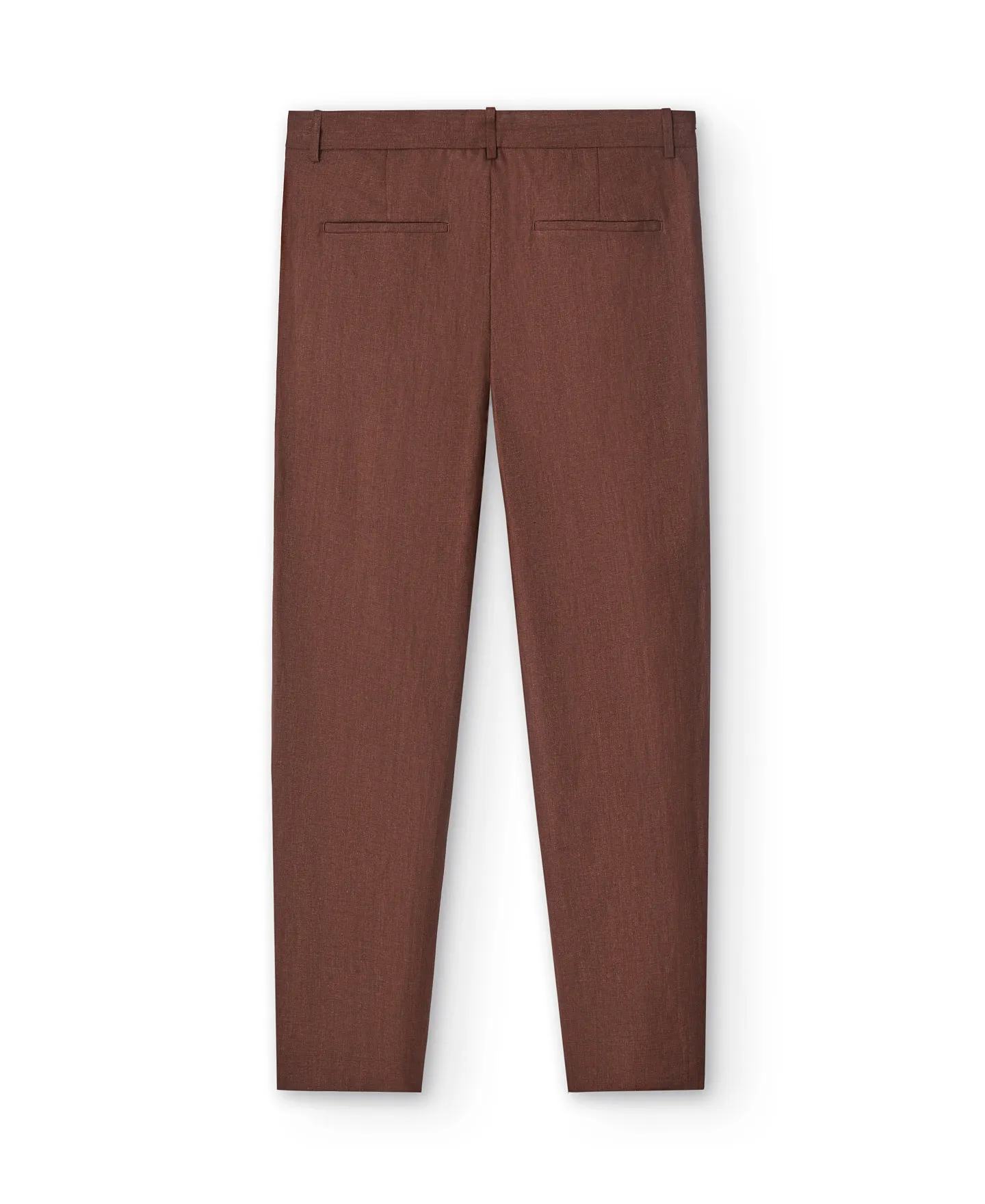 Pantalón sastre marrón hombre