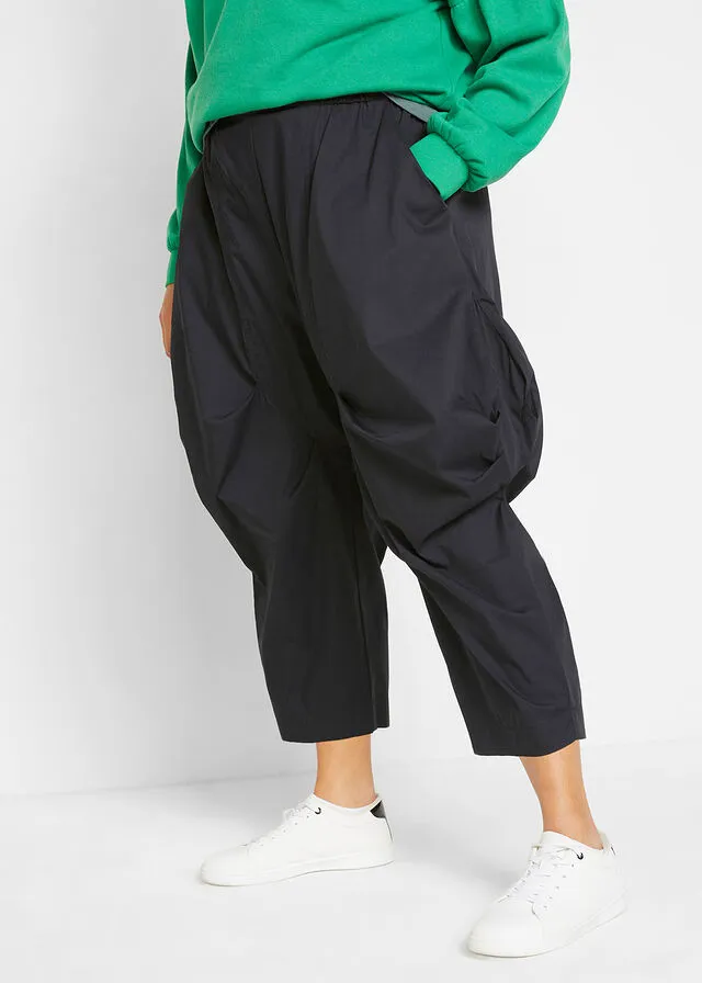 Pantalón bombacho Negro