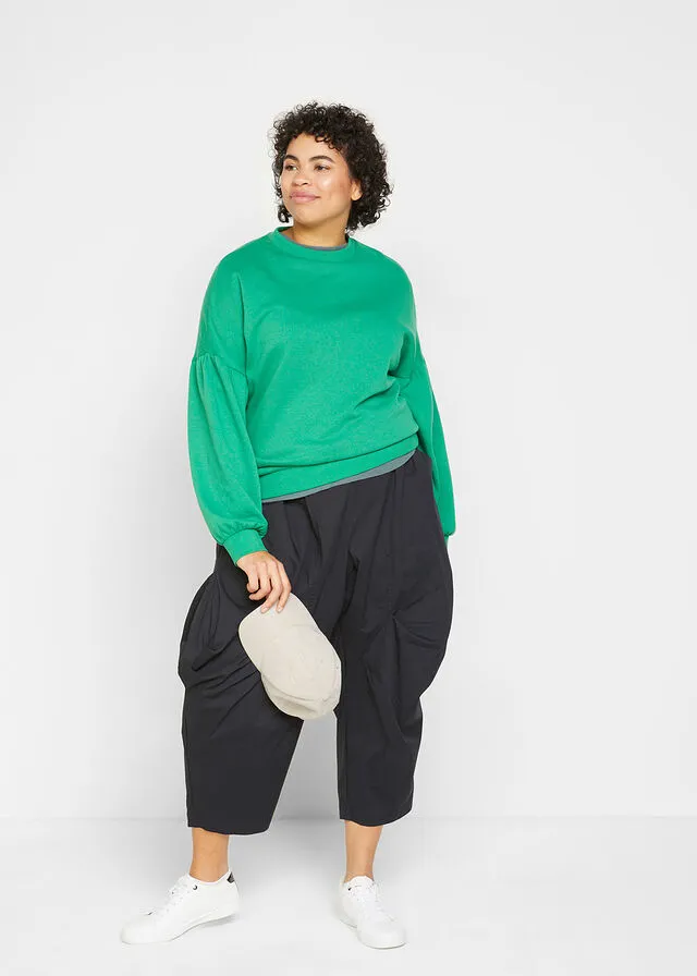 Pantalón bombacho Negro