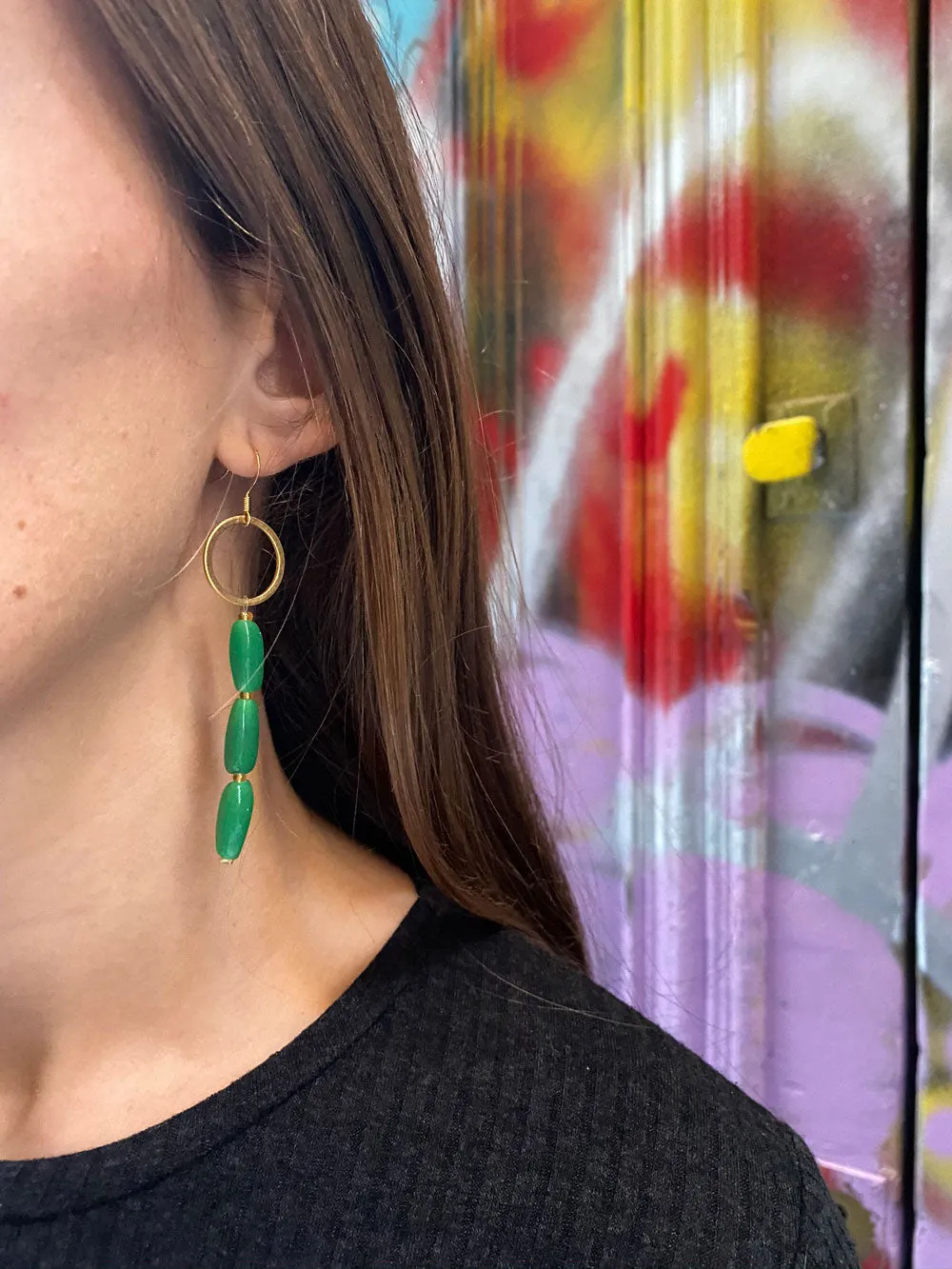 Pendientes Glass beads