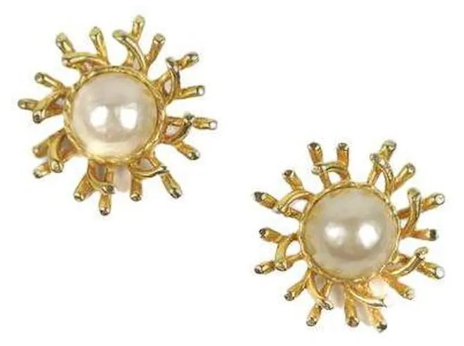 Philippe Ferrandis Pendientes de oro Dorado 