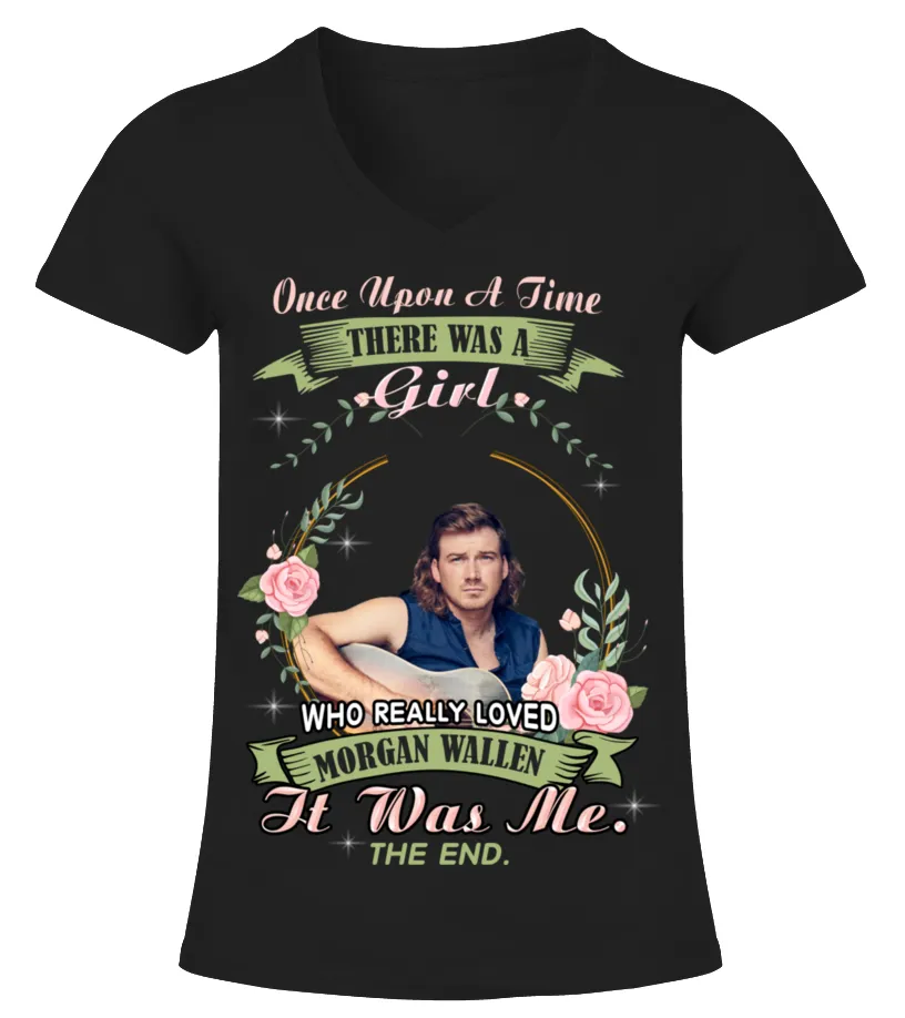 REALLY LOVED MORGAN WALLEN Camiseta cuello pico Mujer