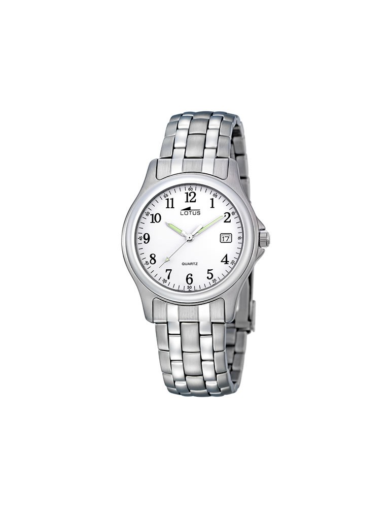 Reloj Lotus hombre acero clasico